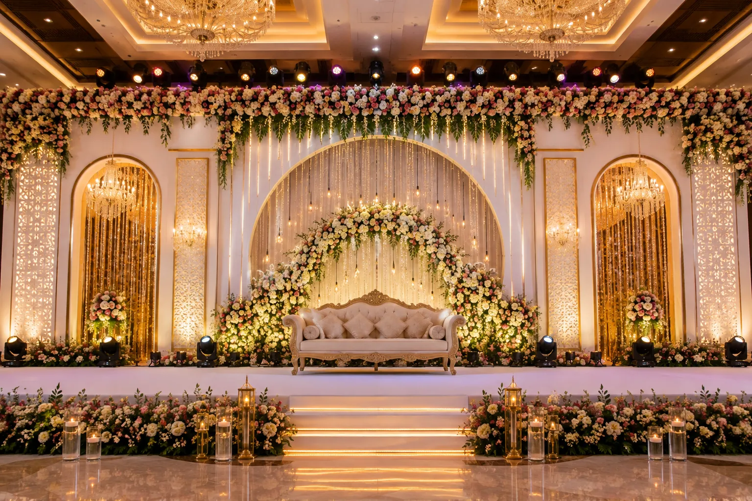 Reception Stage Decoration in Coimbatore